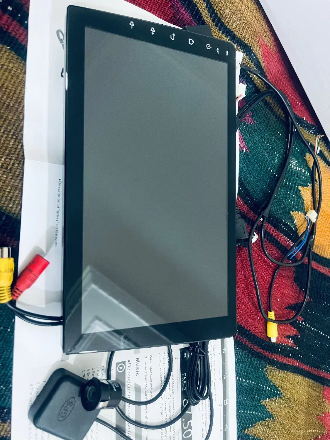 مانیتور و دوربین عقب خودرو|قطعات یدکی و لوازم جانبی|قم, سید معصوم|دیوار