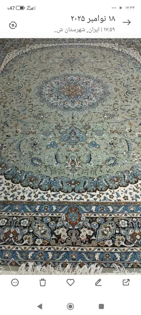 قالی ۱۲ متری|فرش|شوش, |دیوار