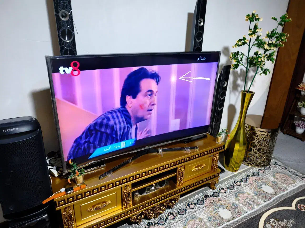 تلویزیون خمیده سامسونگ۵۵ اینچ|تلویزیون و پروژکتور|کرمانشاه, |دیوار