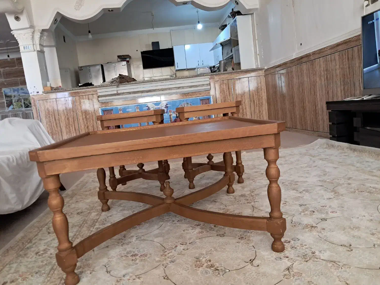 جلو مبلی و میز عسلی|مبلمان خانگی و میز عسلی|ایذه, |دیوار