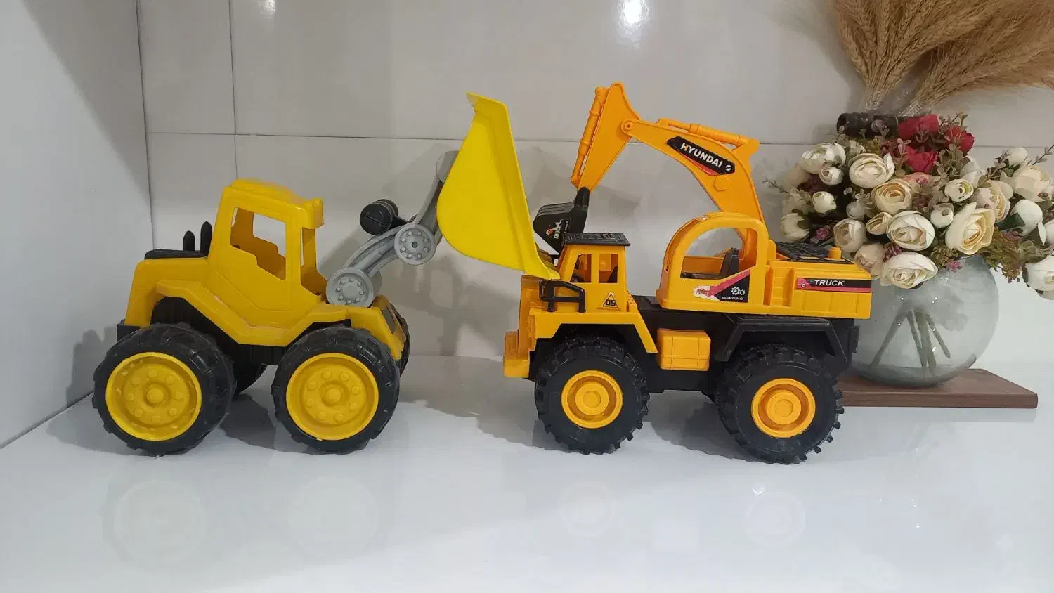 هلیکوپتر کامیون لودر بیل|اسباببازی بچه|آبپخش, |دیوار