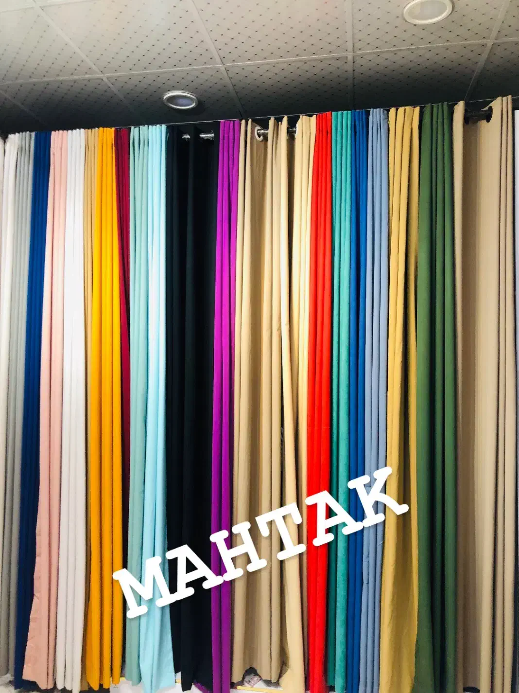 پرده آماده پانچ و مینیمال ماهتک|پرده، رانر، رومیزی|نسیمشهر, |دیوار