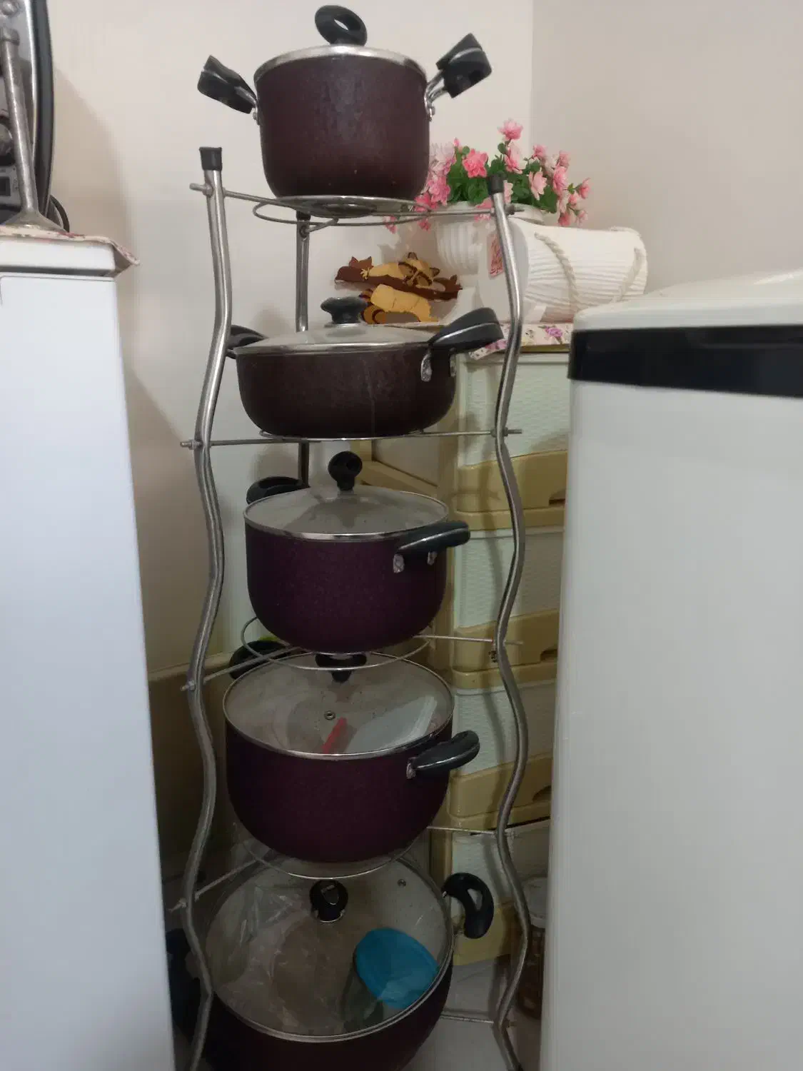 استند قابلمه|آبچکان و نظمدهنده ظروف|قزوین, |دیوار