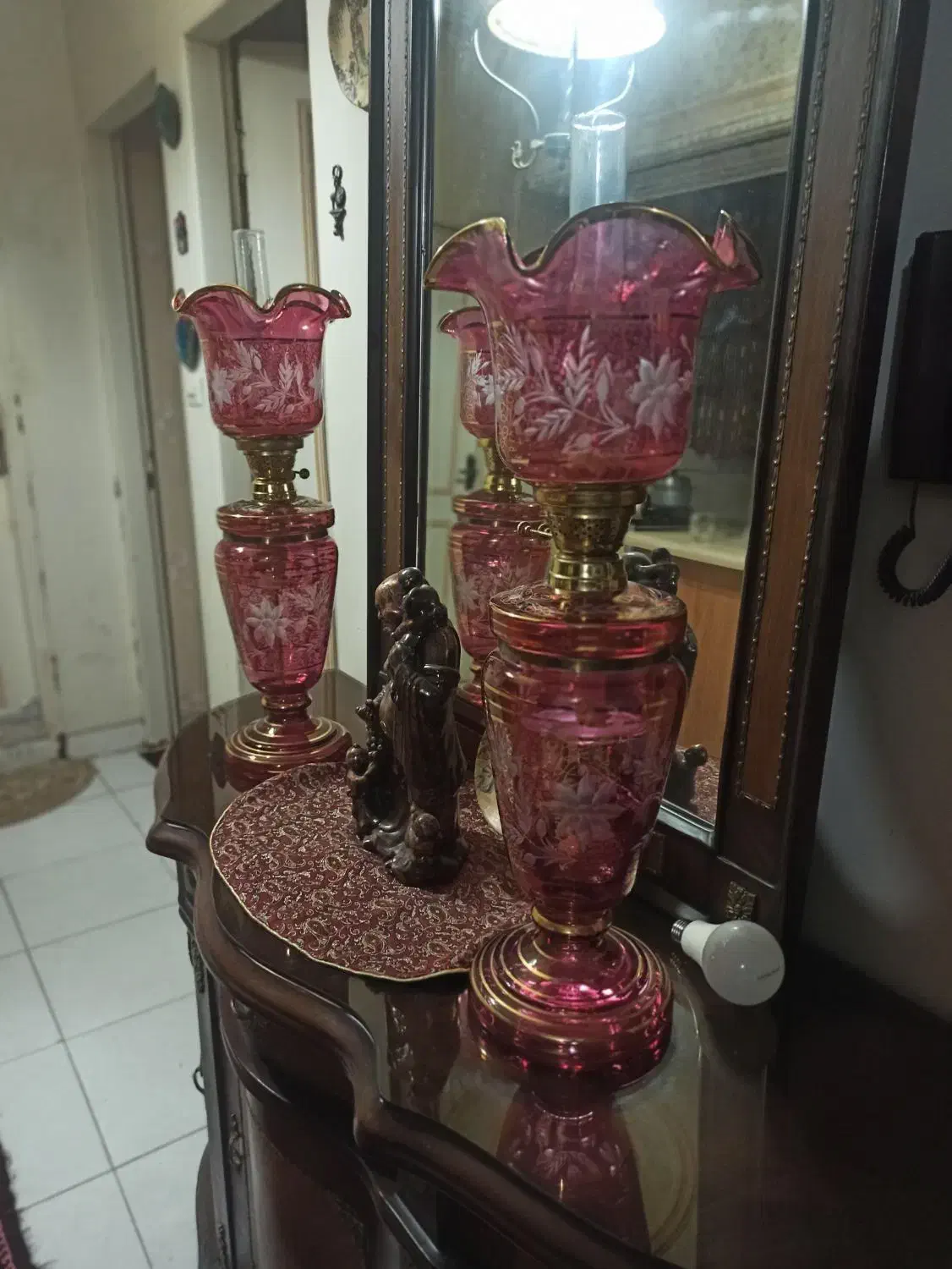 چراغ زیبا یک جفت سالم نگهداری شده|لامپ و چراغ|تهران, علم و صنعت|دیوار