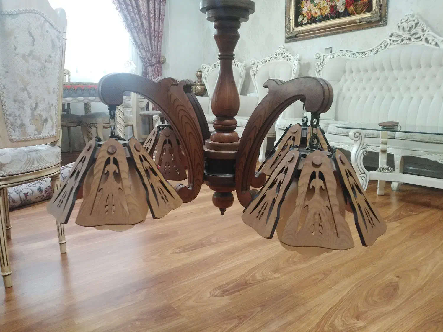 لوستر|لوستر و چراغ آویز|اراک, |دیوار