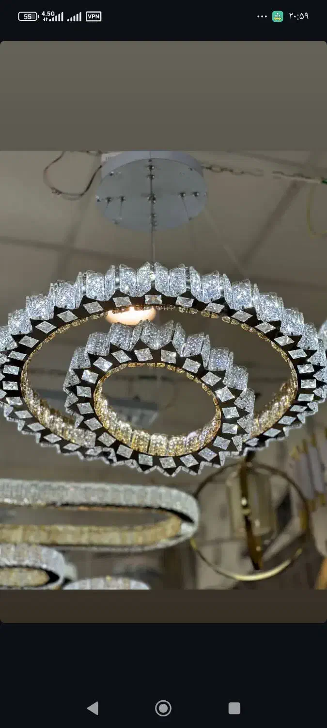 تولیدی و فروشگاه لوستر کهکشانی کریستالی|لوستر و چراغ آویز|رباط‌کریم, نصیرشهر|دیوار