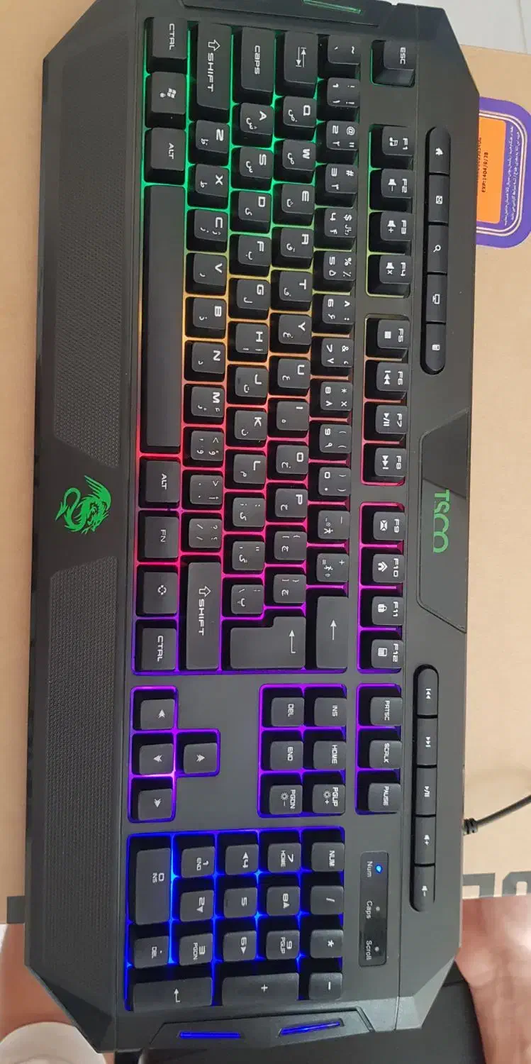 کیبورد برند تسکو TK8124|قطعات و لوازم جانبی رایانه|رباطکریم, رباطکریم|دیوار