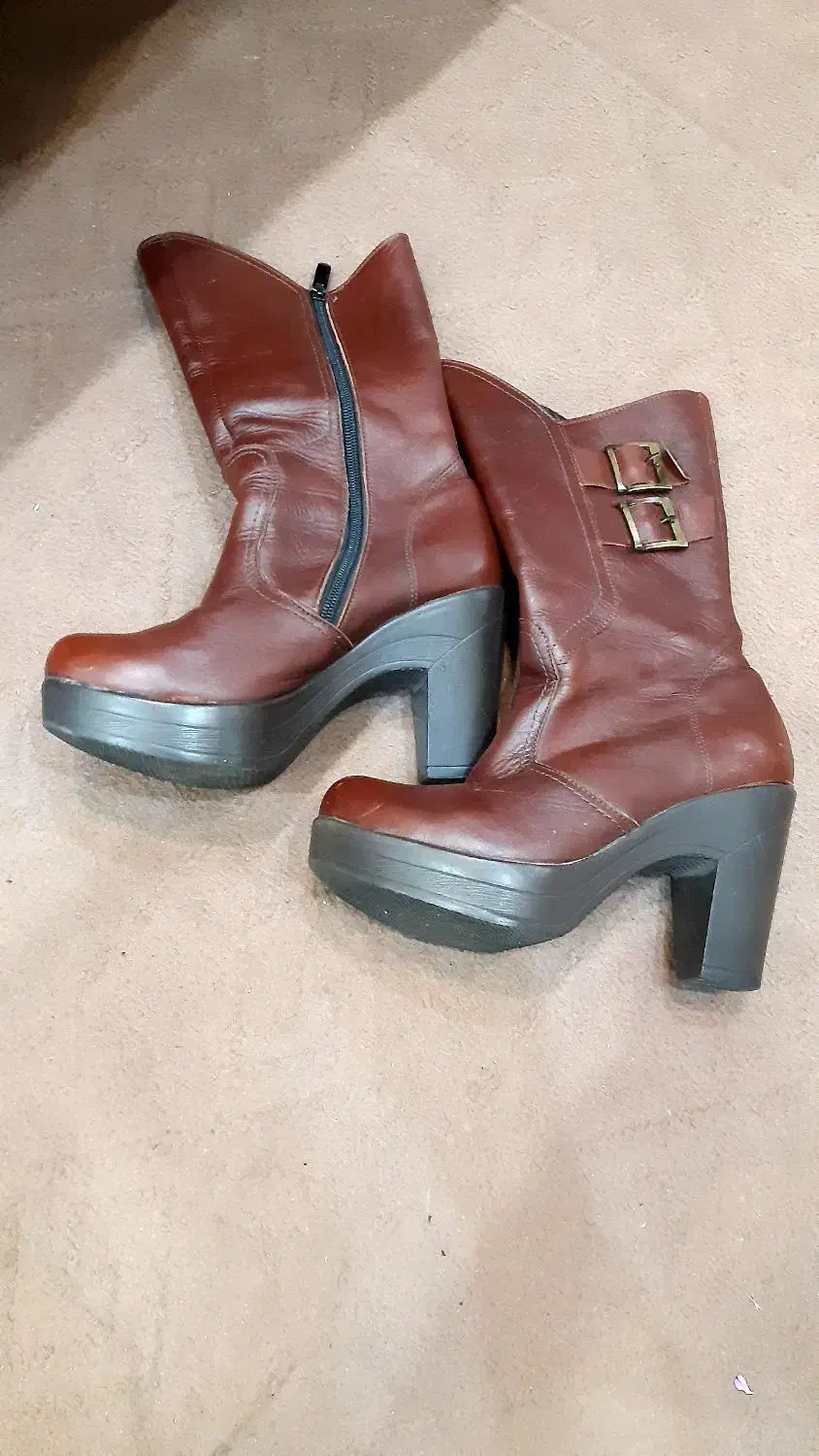 کفش بوت زنانه|کیف، کفش، کمربند|قم, شاه ابراهیم|دیوار