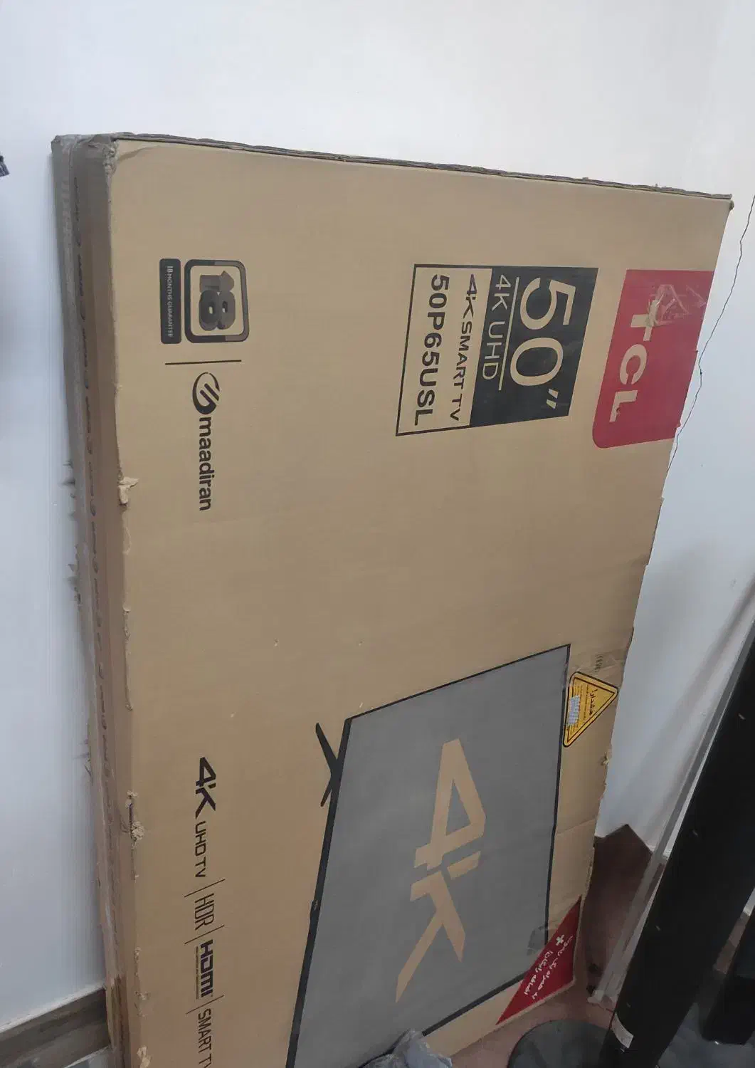 تلویزیون پنجاه اینچ  TCL P65 4K 50|تلویزیون و پروژکتور|گناباد, |دیوار