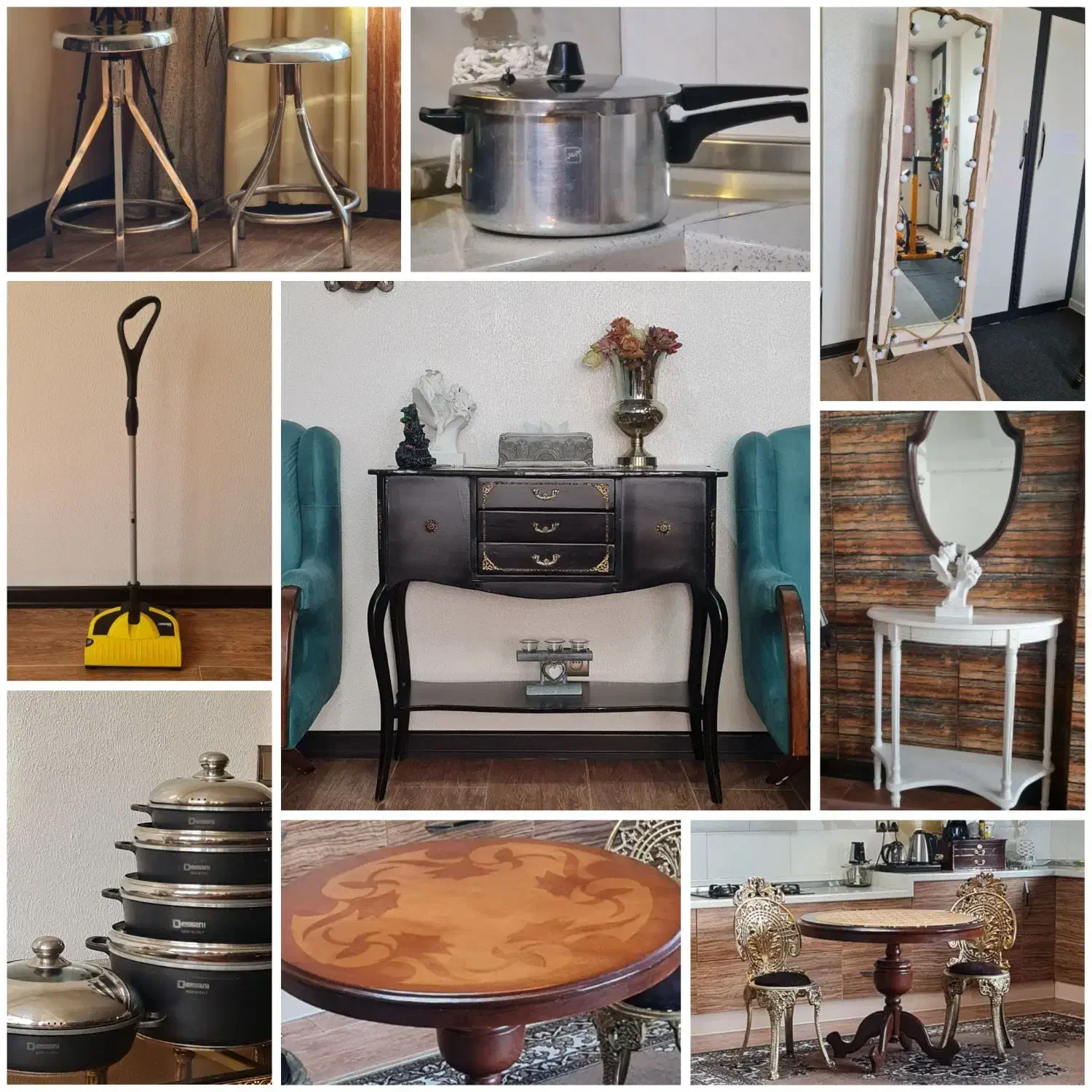 میز چوبی و صندلی استیل|صندلی و نیمکت|شاهین‌شهر, چمران|دیوار