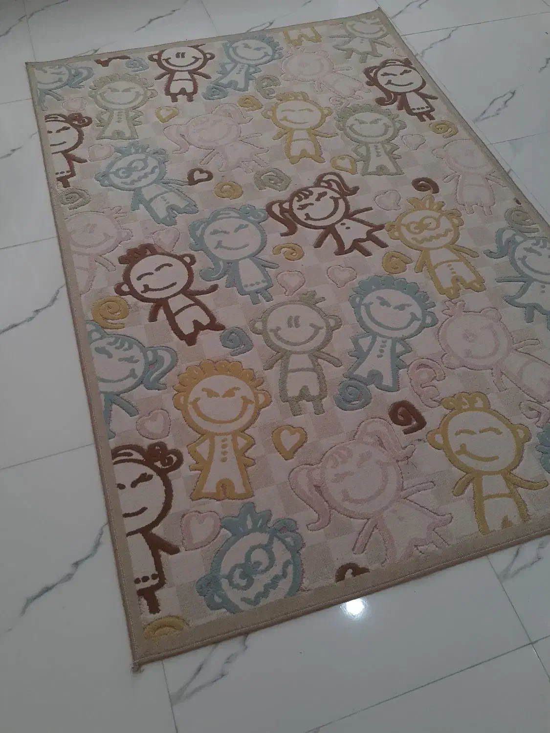 فرش اتاق کودک در حد نو|فرش|کرج, جهانشهر|دیوار