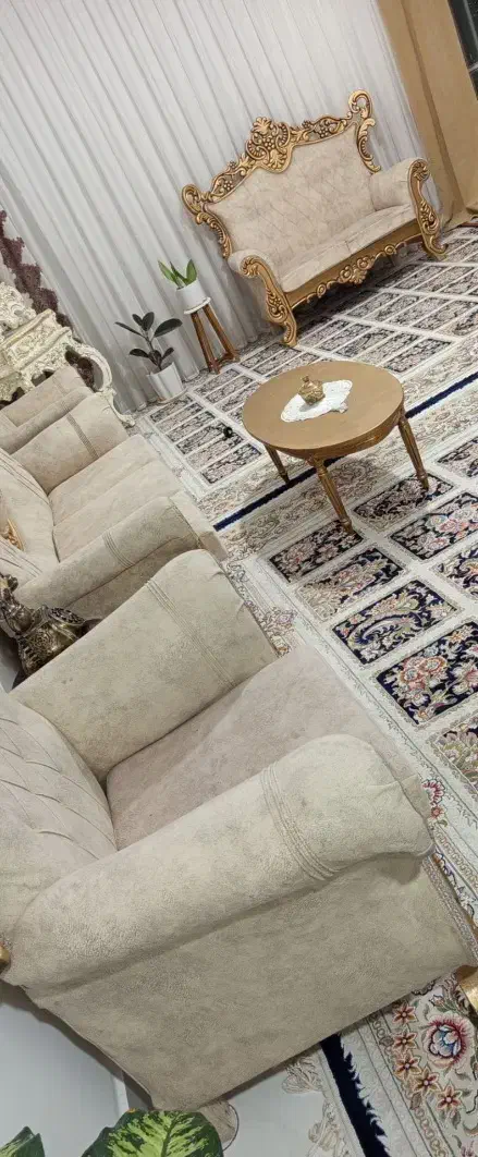 یک دست مبل کم کار نو|مبلمان خانگی و میز عسلی|تربت‌حیدریه, آبشار|دیوار