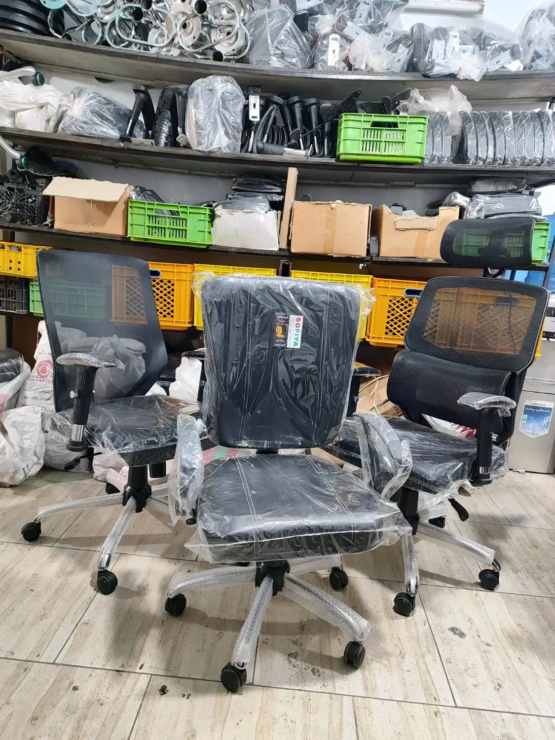 صندلی مدیریتی ، کامپیوتر صندلی اداری صندلی توری مش|دفتر کار|تهران, خاک سفید|دیوار