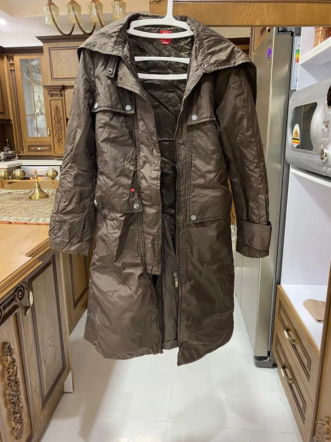 کاپشن پالتو کت مانتو بارونی سایز ۳۸ فقط|لباس|مشهد, سید رضی|دیوار