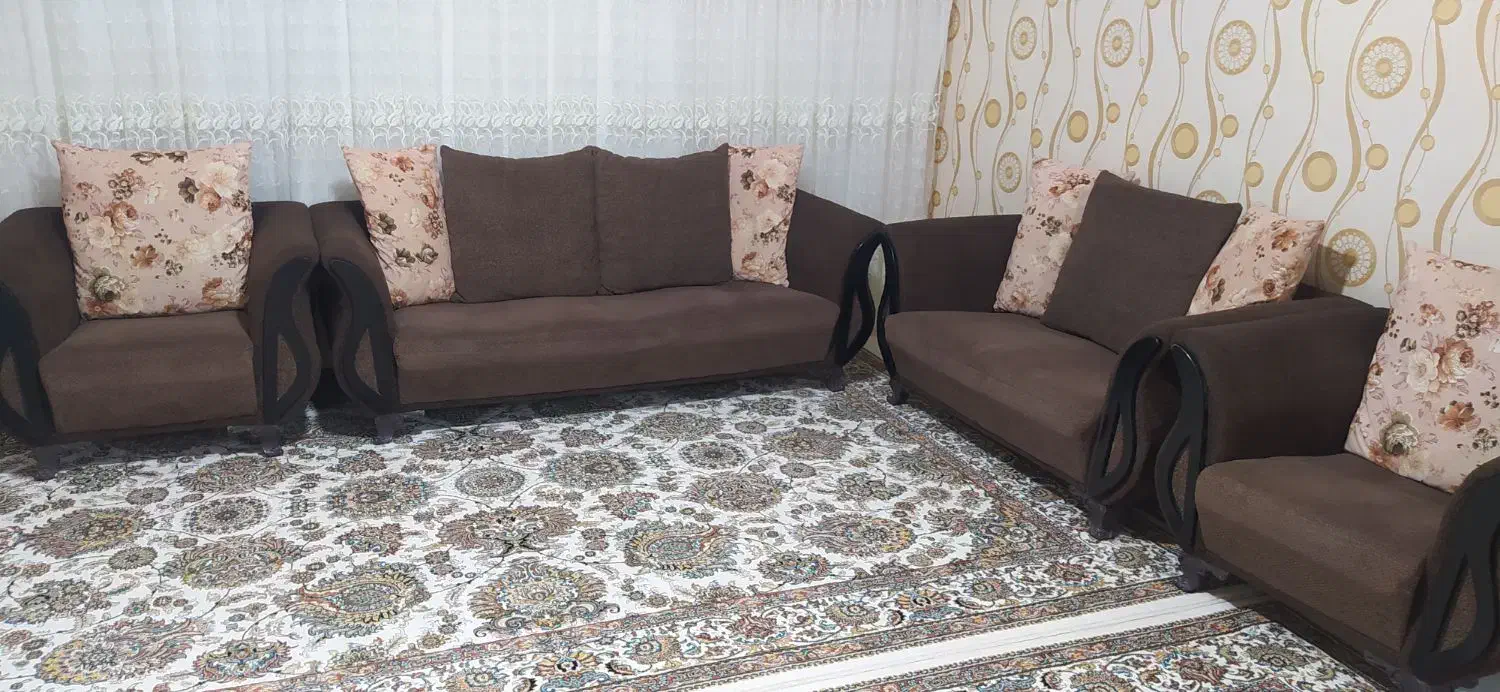 مبل ۷ نفره|مبلمان خانگی و میز عسلی|مهرگان, |دیوار