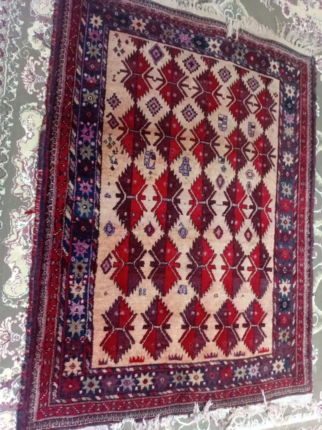 قالی چه|فرش|کهنوج, |دیوار