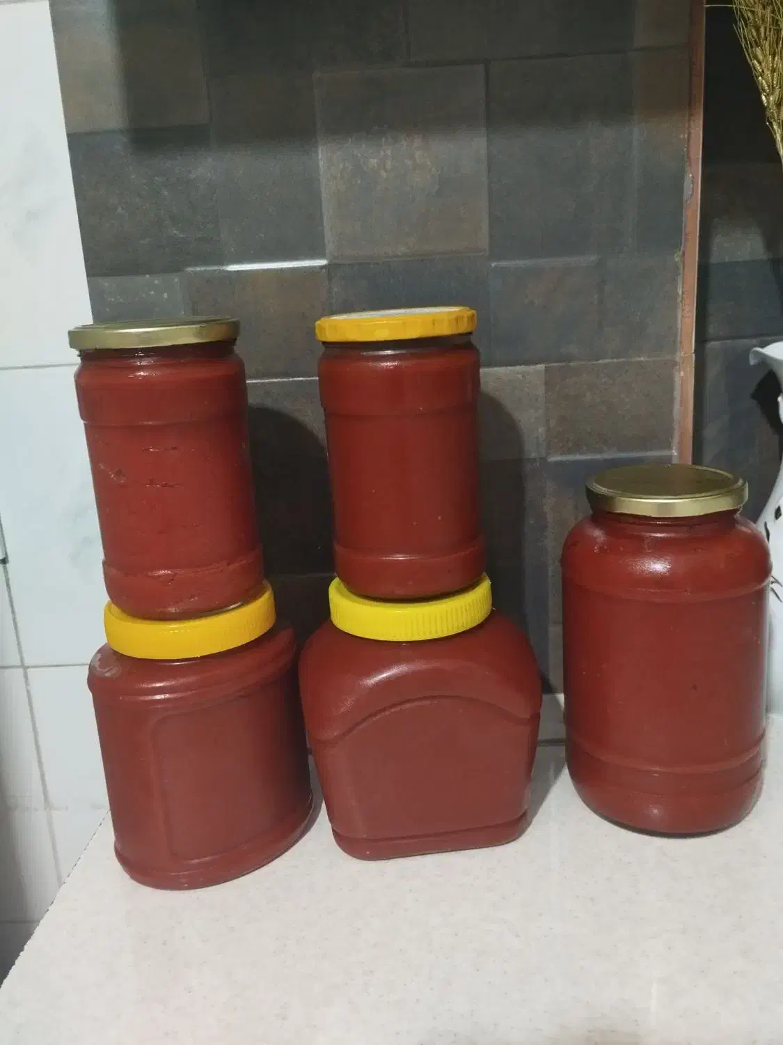 محصولات خانگی گل بانو(رب گوجه فرنگی،آب نارنج،ترشی)|خوردنی و آشامیدنی|بابل, |دیوار