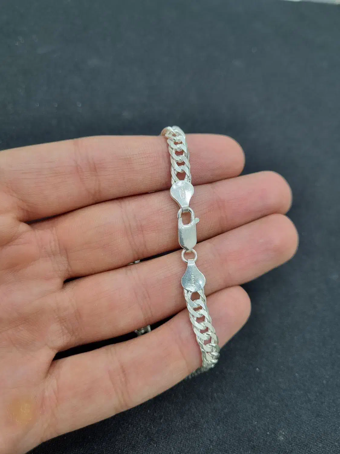 دستبند نقره مردانه ایتالیایی ITALY کارتیه دوبل|جواهرات|تهران, گیشا|دیوار