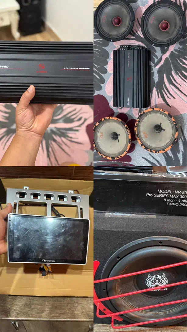 سیستم صوتی ماشین|قطعات یدکی و لوازم جانبی|رشت, سلیمانداراب|دیوار