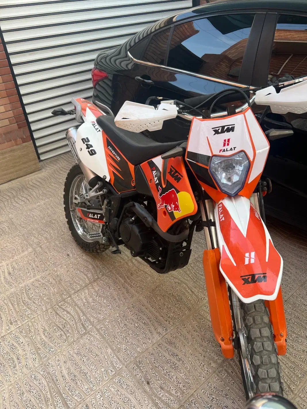 موتور تریل ۲۵۰ فلات|موتورسیکلت|بافت, |دیوار