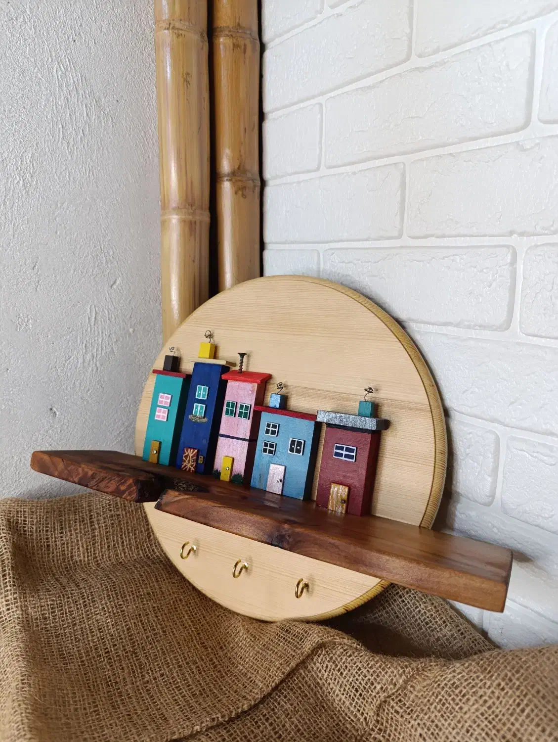 جاکلیدی مدل خانه های رنگی|صنایع دستی و سایر لوازم تزئینی|بندر انزلی, استادیوم|دیوار