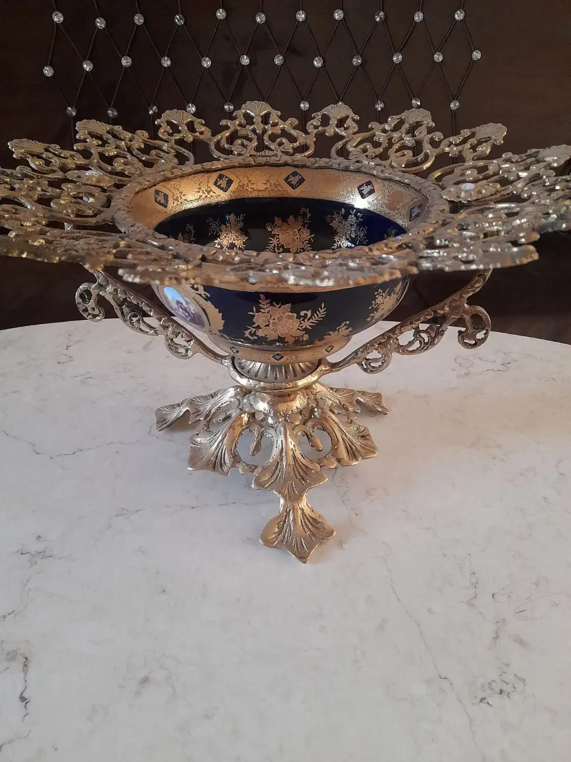 آجیل خوری یا میوه خوری برنجی|ظروف سرو و پذیرایی|اراک, |دیوار