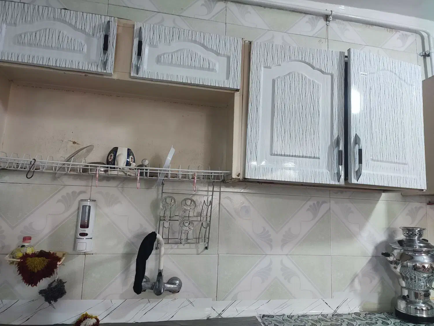 کابینت و گاز ۵ شعله و سینک|اجاق گاز و لوازم برقی پخت‌وپز|گرگان, |دیوار