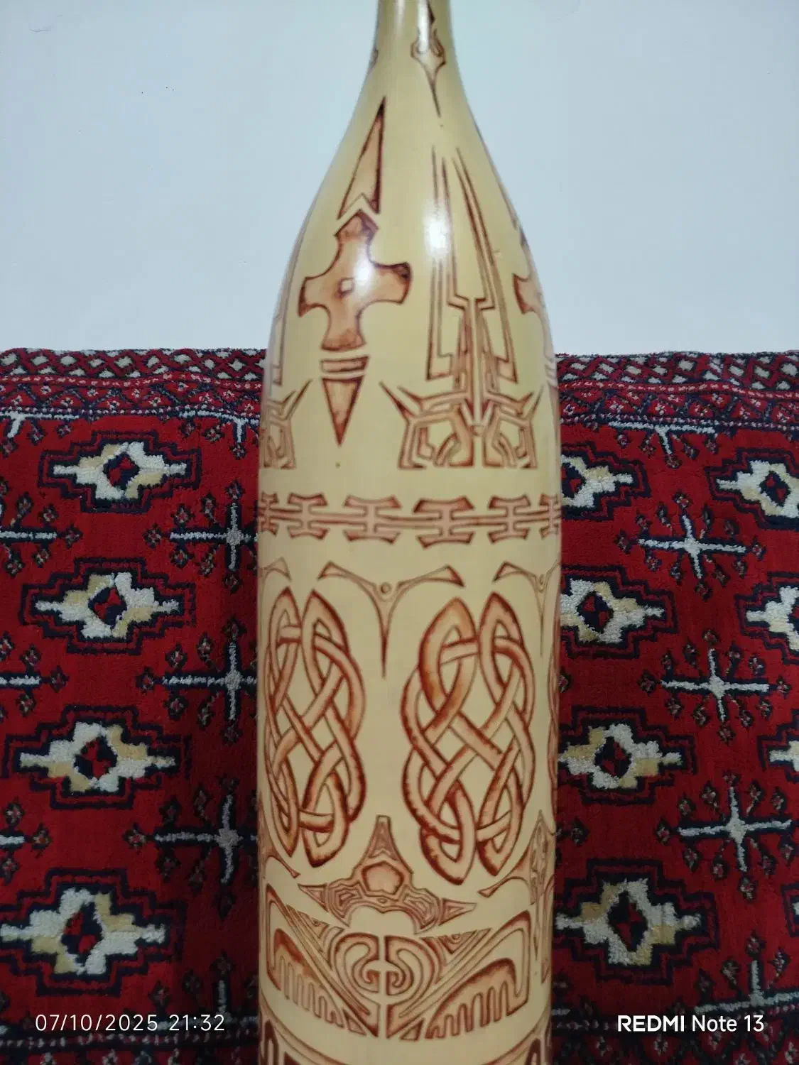 گلدون سفالی سنتی قدیمی زیبا و چشم گیر|صنایع دستی و سایر لوازم تزئینی|شیراز, شهرک مهرگان|دیوار