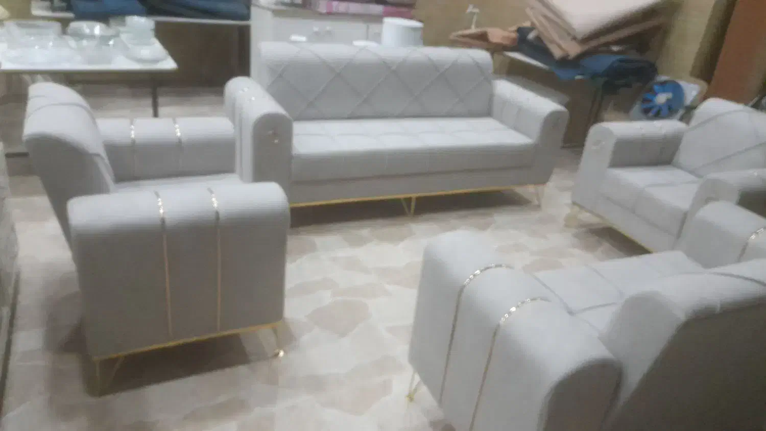 مبل ۷نفره مدل راحتی صفر قیمت مناسب|مبلمان خانگی و میز عسلی|سردشت, |دیوار