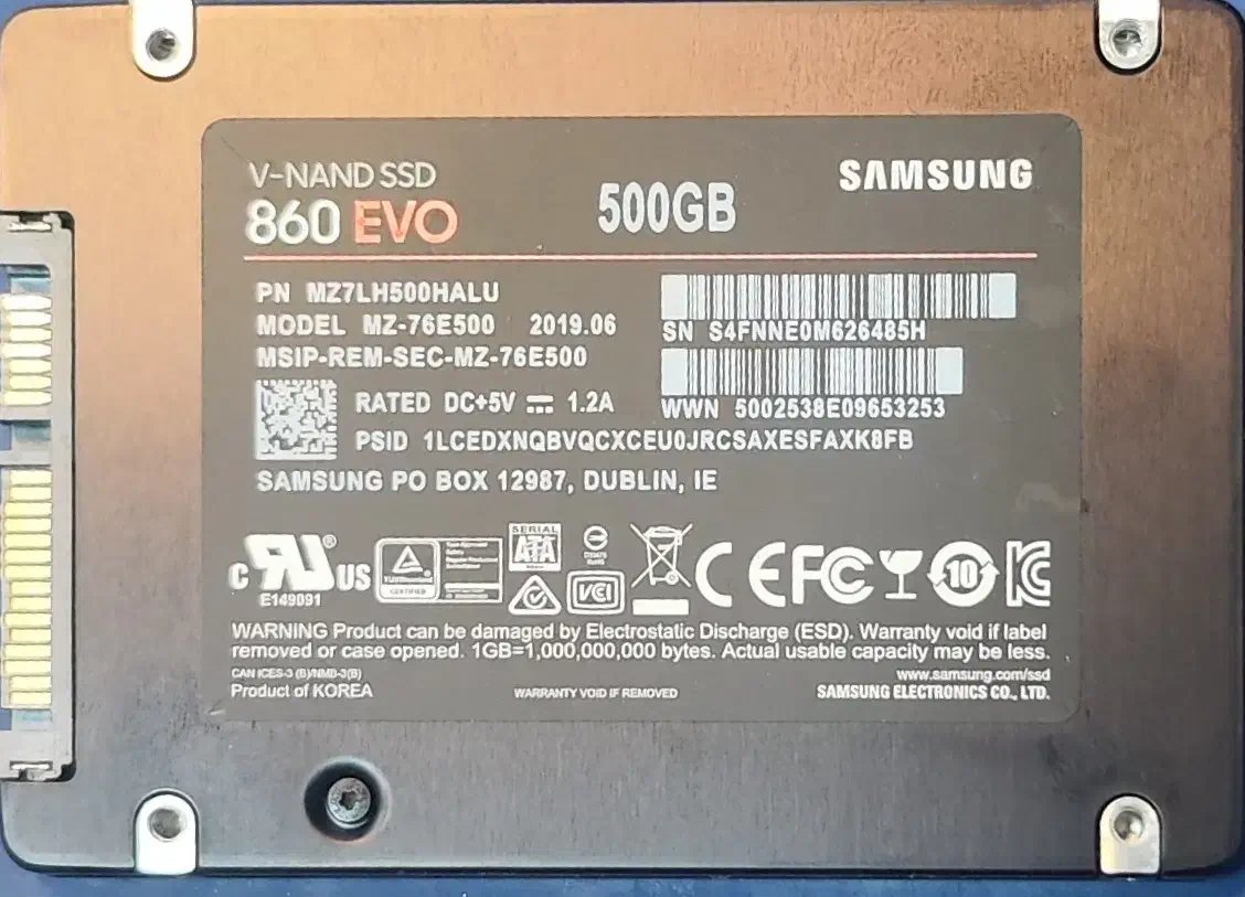 هارد ssd اس اس دی 500گیگ e860 سامسونگ|قطعات و لوازم جانبی رایانه|تهران, بلوار کشاورز|دیوار