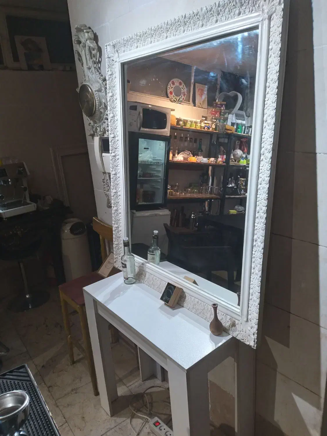 آینه.آیینه همراه با میز کنسول چوبی.اصل نو با|آینه|تهران, چیتگر شمالی|دیوار