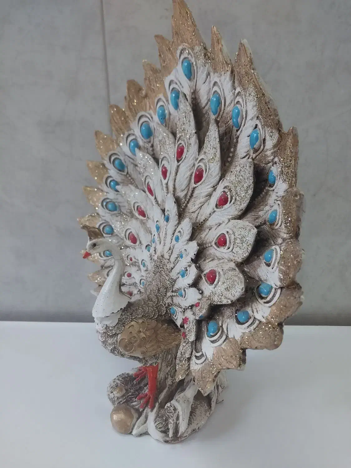 طاووس زیبا|مجسمه، تندیس، ماکت|کاشان, فاز ۲ ناجی آباد|دیوار