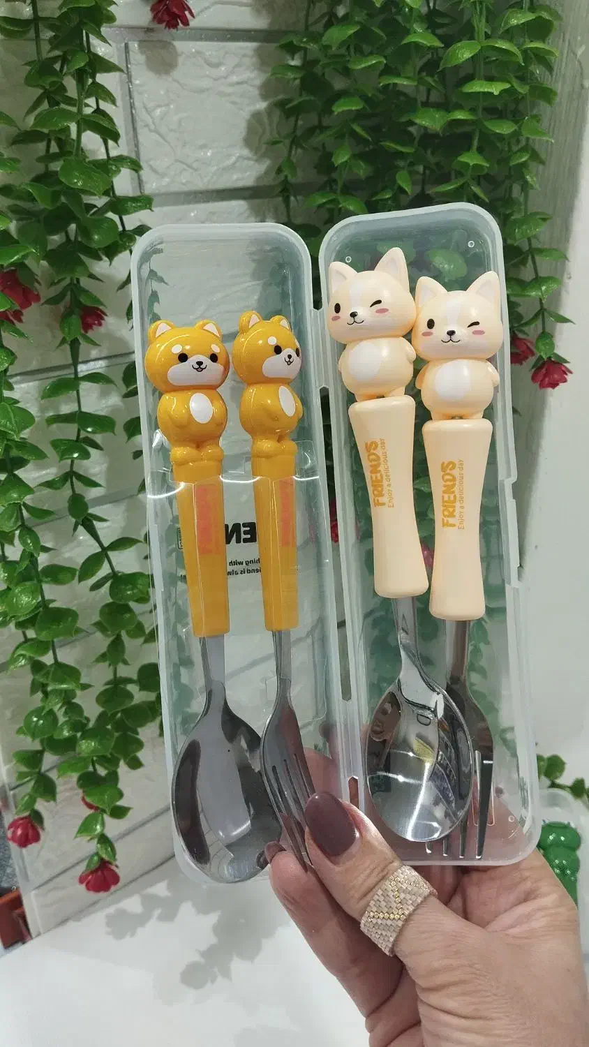 قاشق چنگال دسته فانتزی|ظروف سرو و پذیرایی|کرج, المهدی|دیوار