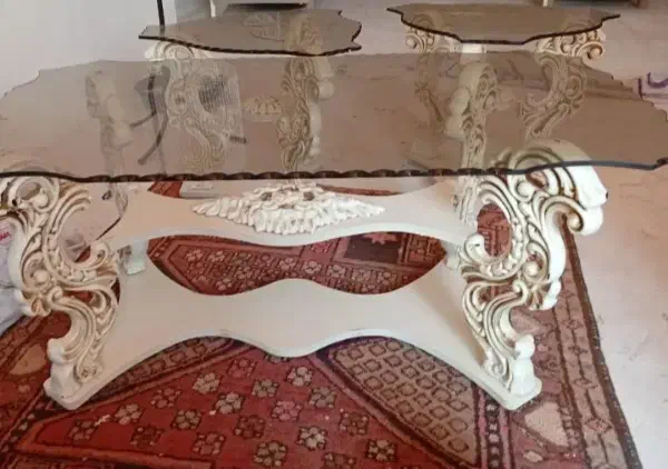 میزعسلی سه تیکه سالم|مبلمان خانگی و میز عسلی|آستارا, |دیوار