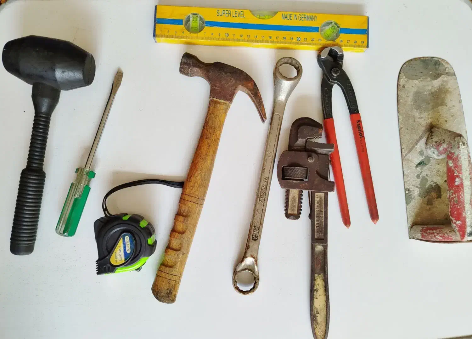 ابزار بنایی و قالب‌بندی|ابزارآلات|فولادشهر, A4|دیوار