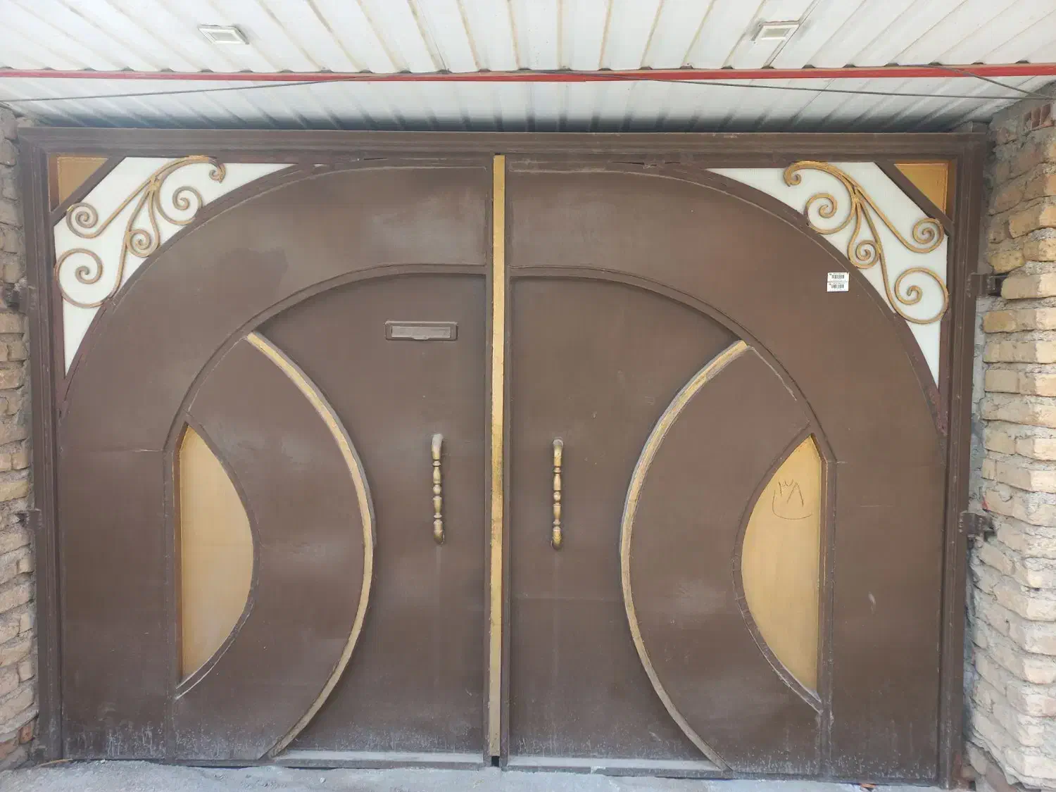 درب آهنی فلزی به طول ۳متر و بیست ارتفاع ۲ متر|مصالح و تجهیزات ساختمان|آق قلا, |دیوار