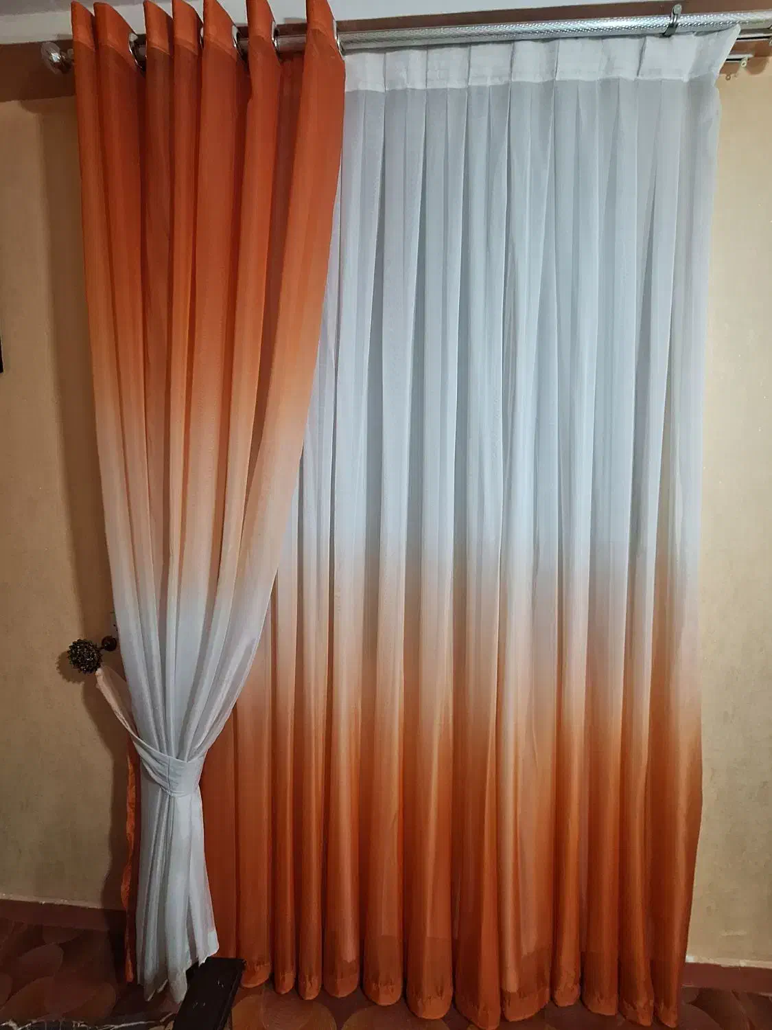 پرده حریر سه لایه|پرده، رانر، رومیزی|مسجد سلیمان, |دیوار