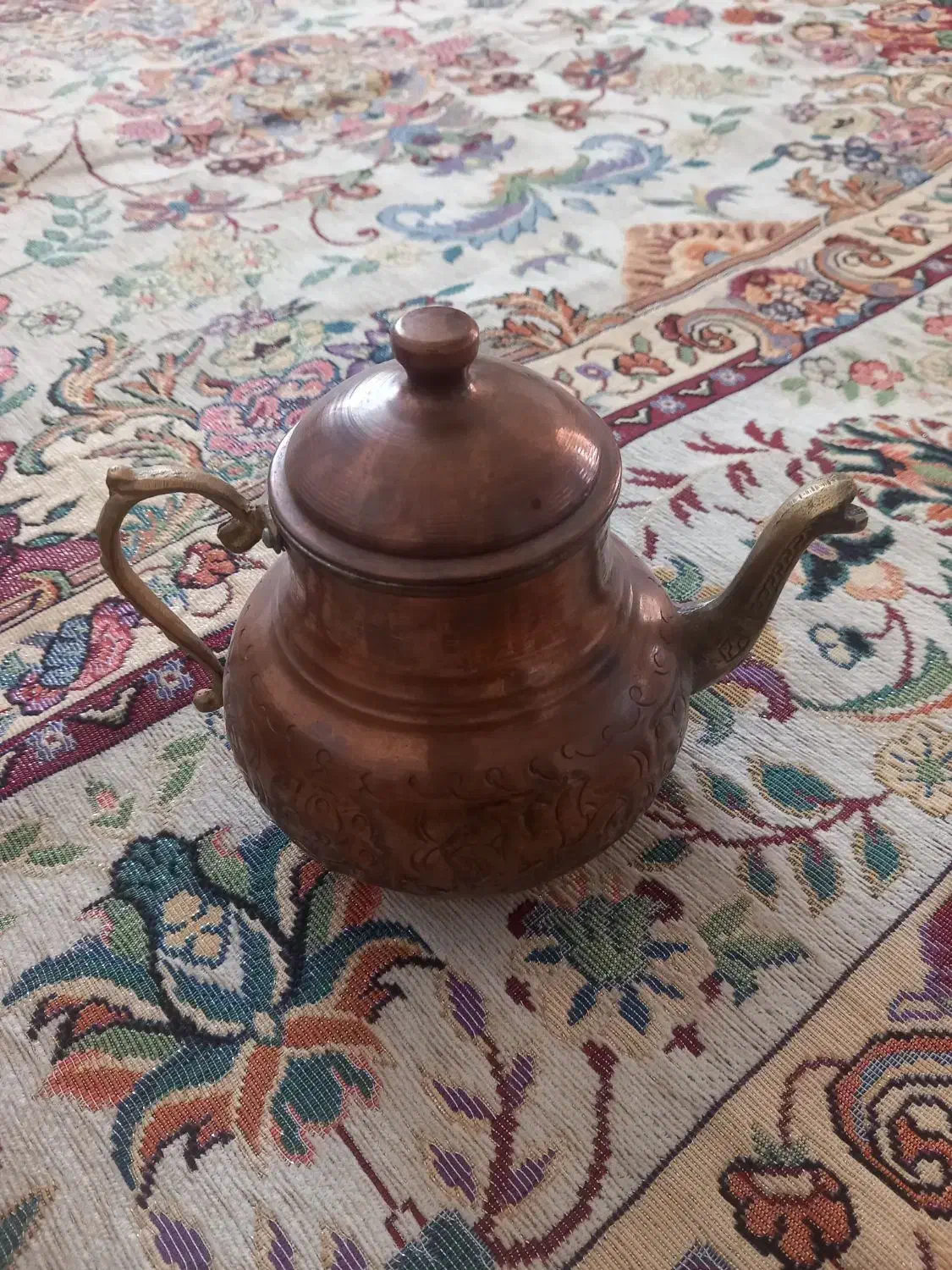 کتری وقوری مس اصلان استفاده نشده|قوری، کتری، قهوهساز دستی|سنندج, |دیوار