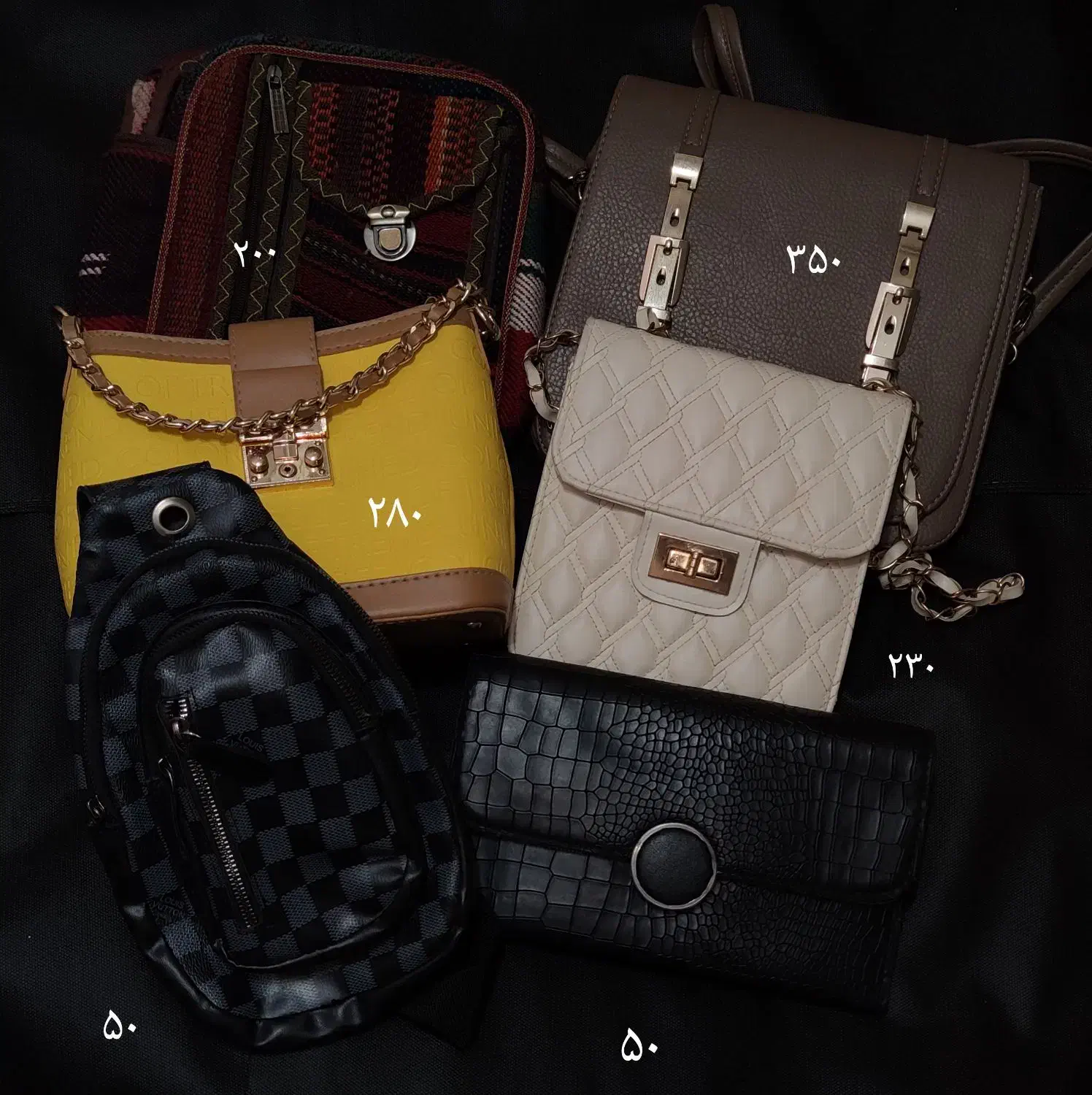 کیف دوشی و دستی ، کمری زنانه نونو|کیف، کفش، کمربند|تبریز, |دیوار