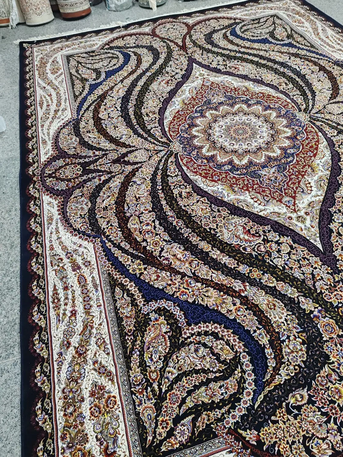 2تخته فرش 9متری در حد نو 1000شانه قیطران|فرش|قم, نیروگاه|دیوار