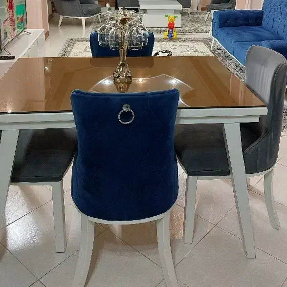 میز غذا خوری سالم در حد نو|میز و صندلی غذاخوری|گرگان, |دیوار