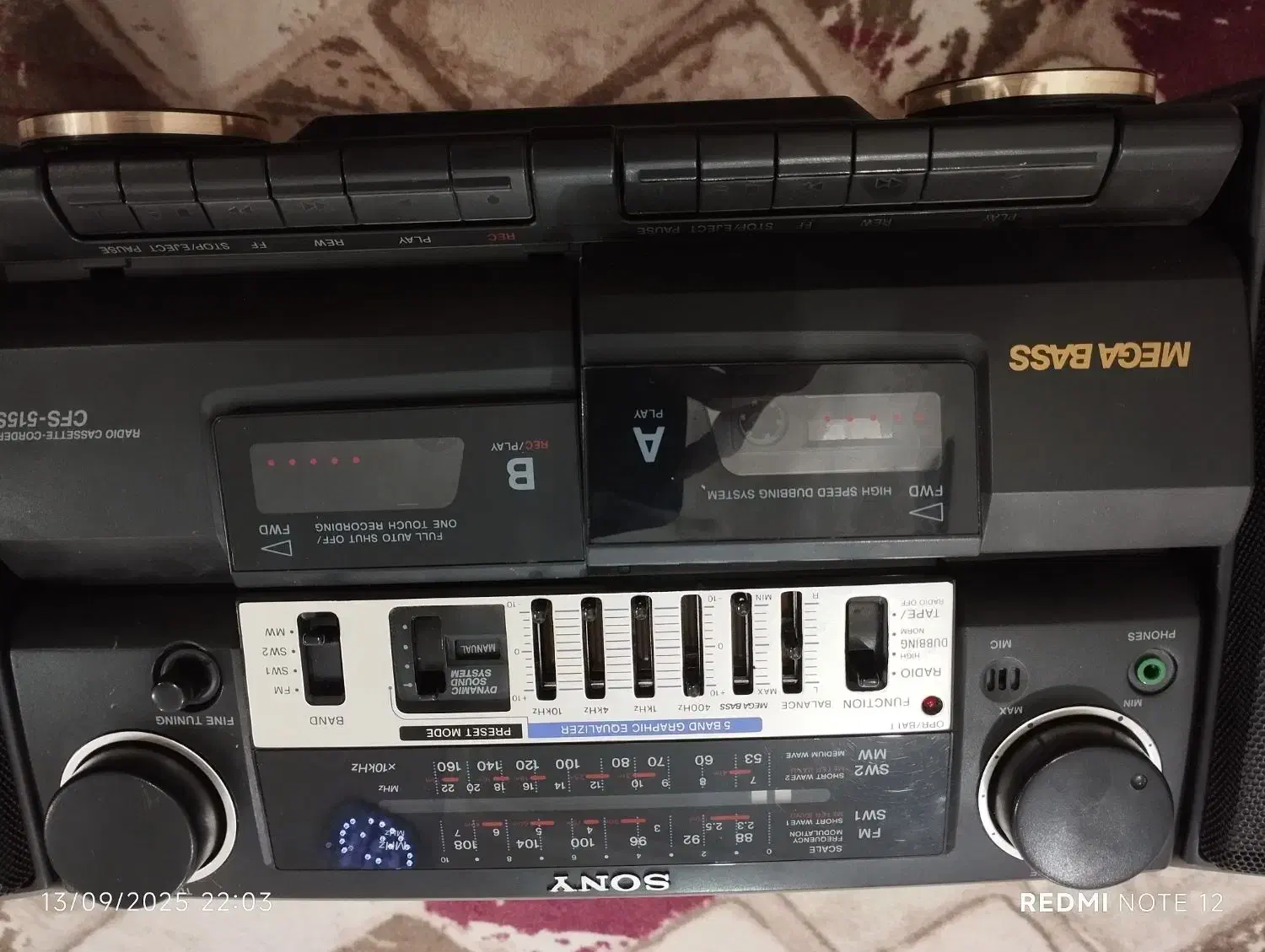 رادیو ضبط سونی|سیستم صوتی خانگی|بروجن, |دیوار