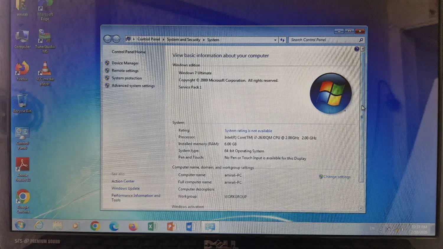 لبتاب دل مدل n5110|رایانه همراه|زنجان, |دیوار