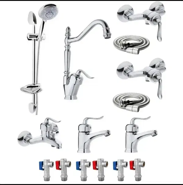 ست شیرآلات رز ۱۵ عددی|لوازم سرویس بهداشتی|گرگان, |دیوار