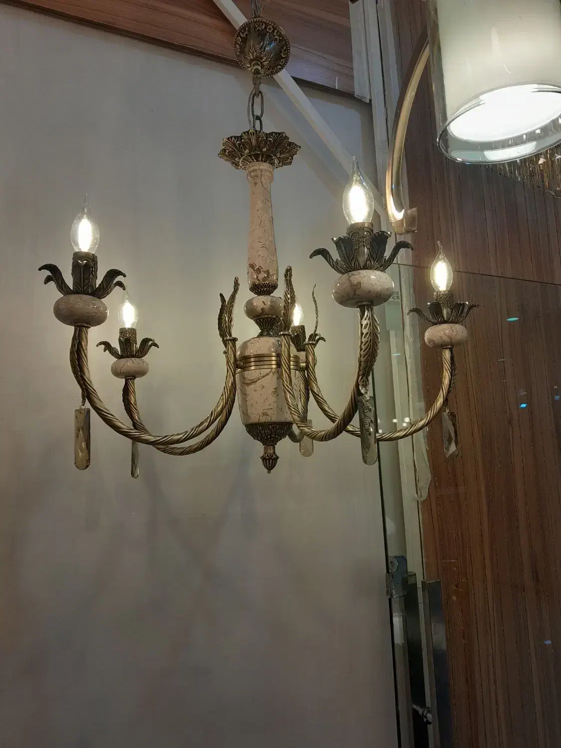 لوسترجدیدسنگی پیچ|لوستر و چراغ آویز|مشهد, کوی المهدی|دیوار