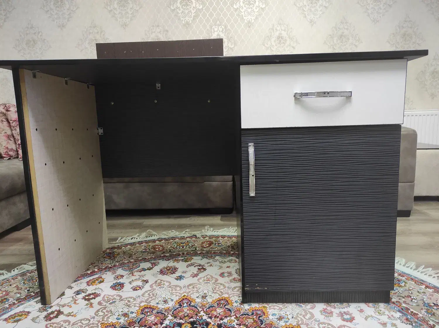 میز تحریر با کتابخانه متحرک|میز تحریر و کامپیوتر|گرگان, |دیوار