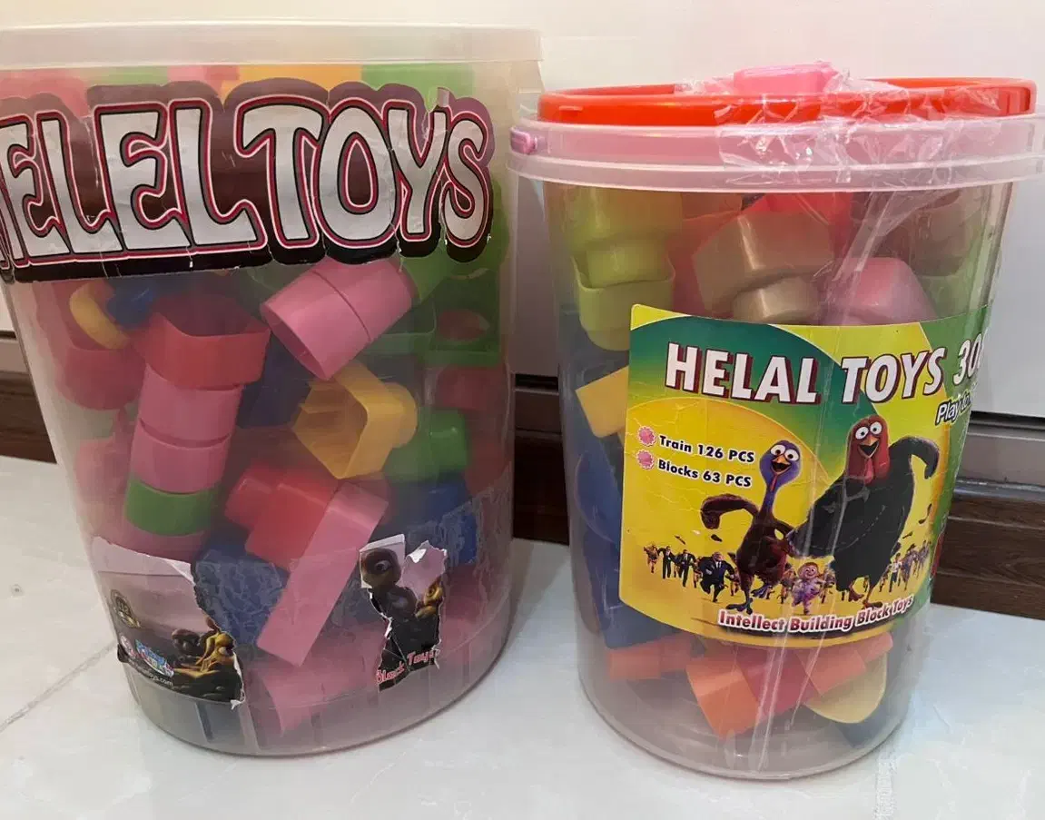 دو عدد لگوی سطلی در حد نو|اسباب‌‌بازی|پردیس, فاز ۸|دیوار