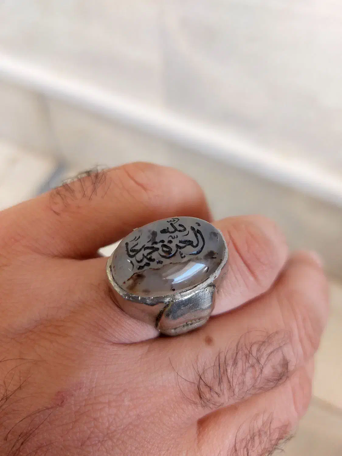 انگشتر خطی فاخر رکاب درویش|جواهرات|خمینی‌شهر, |دیوار