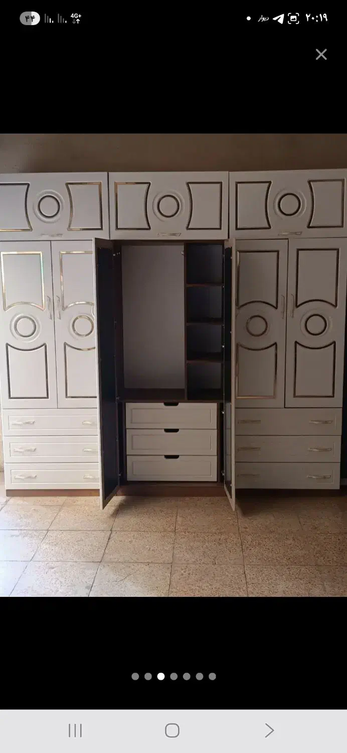 کمدعرض ۲۴۰در ارتفاع ۲۳۰عمق ۵۲|جاکفشی، کمد، دراور|کرج, شهرک بنفشه|دیوار