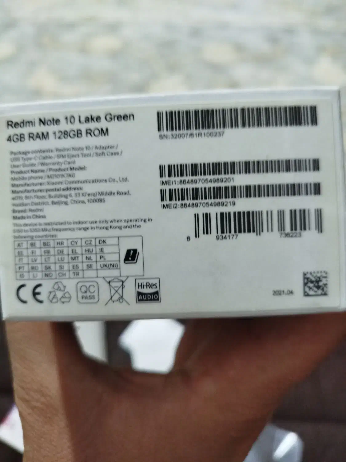 گوشیشیومی ردمی نت 10|موبایل|ملارد, |دیوار